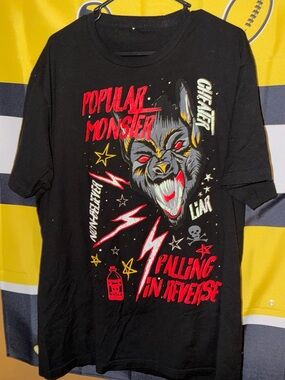 Falling In Reverse Band T Shirt Popular Monster Graphic Tee Men’s Size 2XL Use F